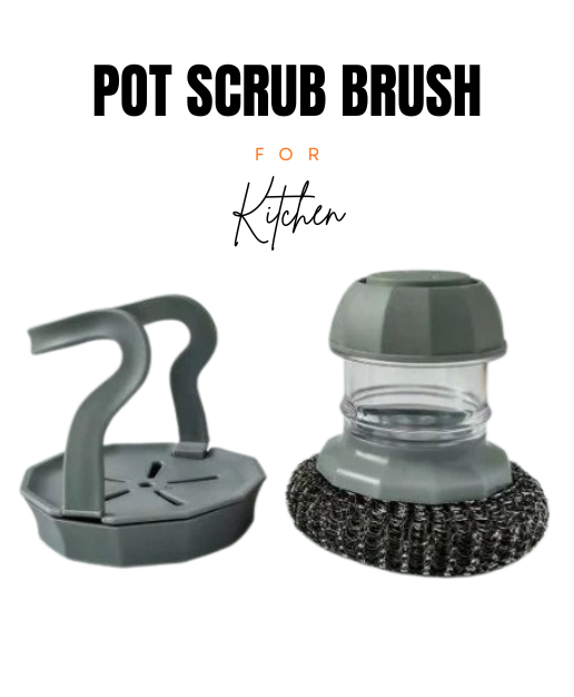 Kitchen Pot Scrub Brush