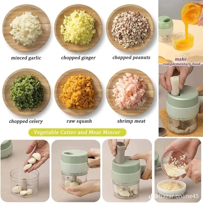 Mini Food Chopper – Wireless Design