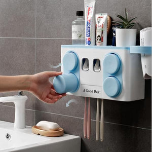 Wall-Mounted Bathroom Organizer Shelf